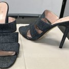 KATE SPADE Heels Ladies Slide Sandals BLUE DENIM Size 8 Shoes