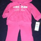 CALVIN KLEIN GIRLS WARM-UP JOGGING SUIT 9 MONTHS TAG $40
