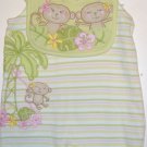 SONOMA GIRLS ROMPER AND BIB SIZE 0-3 MONTHS