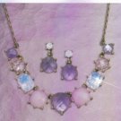 Avon Romantic collar Necklace Gift Set ~ Necklace Pierced Earrings Jewelry
