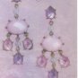 Avon Romantic Chandelier Earrings ~ Goldtone Gemstone Costume  Jewelry