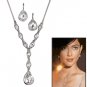 Avon Mod Faceted Necklace Gift Set ~ Necklace Pierced Earrings Jewelry Costume