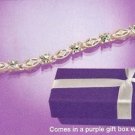 Avon Tennis Bracelet and Earrings Gift Set ~ Goldtone Jewelry Costume Christmas
