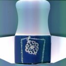 Avon Lace Pendant Necklace Silvertone Costume Jewelry Christmas HTF