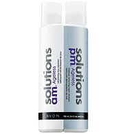 AVON Solutions a.m./p.m. Ageless Results Refreshing Day Cleanser/Makeup Removing Night Cleanser
