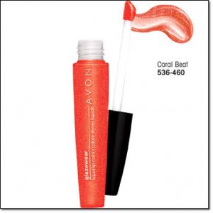 Avon Glazewear Liquid Lip Gloss Lipgloss Coral Beat Discontinued VHTF