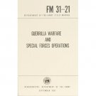 NEW - US Army Guerrilla Warfare SPECIAL FORCES OPERATIONS Book Manual FM 31-21