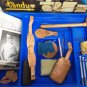 Vintage Tandy Let's Do Leathercraft Kit #5500 Incomplete But Includes ALL Tools