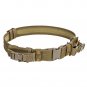 NEW - Tactical 2 inch Adjustable Duty Gun Belt w 2 Magazine Pouches - COYOTE TAN