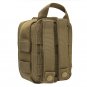 NEW Vism MOLLE Tactical Rip-Away Medical EMT EMS IFAK Survival Pouch 7x4x3 TAN