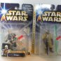 2004 Star Wars Empire Strikes Back Dengar & Bossk on Opened Cards INCOMPLETE