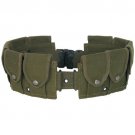 10 Pocket M1 Garand Utility Cartridge Ammo Pouch Canvas Adj Batman Belt OD GREEN 10 Pocket M1 Garand Utility Cartridge Ammo Pouch Canvas Adj Batman Belt OD GREEN