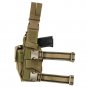 NEW Tactical Leg Thigh Drop Down Pistol w Light or Laser Holster COYOTE TAN