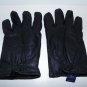 Dockers Mens Black Windproof Leather Gloves 40 gram Thinsulate Lining SIZE Large