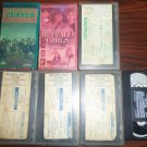 Lot of 7 VHS Video Store Rental Movies in Hard Cases Moto X Kids Disney Rescuers