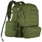 NEW Advanced Hydro Assault Pack MOLLE Hiking Hunting Backpack w Bladder OD OLIVE NEW Advanced Hydro Assault Pack MOLLE Hiking Hunting Backpack w Bladder OD OLIVE