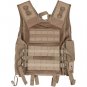 BIG & TALL 2XL/3XL Adjustable Assault Cross Draw MOLLE Tactical Vest COYOTE TAN