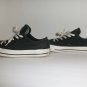 BLACK Converse Chuck Taylor All Star Women's Low Sneakers Double Tongue Size 7