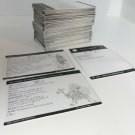 Lot of Approx 200 Dungeon & Dragons D&D Character Stat Cards 2003 Wizards Coast