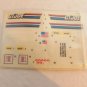 Vintage 1990 GI Joe Retaliator Attack Helicopter ORIGINAL Decal Sticker Sheet