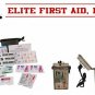 NEW Elite First Aid Mini 1st Aid Medical Kit in Waterproof Case 4 Hiking Hunting