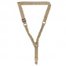 NEW Tactical Assault Rifle Adjustable Single Point Weapon Sling - COYOTE TAN NEW Tactical Assault Rifle Adjustable Single Point Weapon Sling - COYOTE TAN
