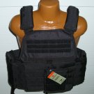 NEW Tactical Vital Modular MOLLE Plate Armor Carrier Vest - SWAT BLACK