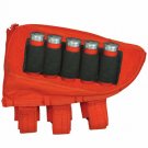 NEW - RIGHT HAND Hunting Butt Stock Shotgun Ammo Cheek Rest Pouch BLAZE ORANGE