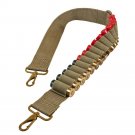 NEW Tactical Survival Hunting 15 SHOTGUN SHELL Bandoleer Ammo SLING - COYOTE TAN NEW Tactical Survival Hunting 15 SHOTGUN SHELL Bandoleer Ammo SLING - COYOTE TAN
