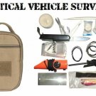 NEW 29pc Portable Survival Carry Kit for Vehicle Car Truck COYOTE TAN NEW 29pc Portable Survival Carry Kit for Vehicle Car Truck COYOTE TAN