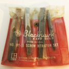 Vintage Blackhawk Hand Tools No DT-55 Screw Extractor Set Litton Industrial Prod Vintage Blackhawk Hand Tools No DT-55 Screw Extractor Set Litton Industrial Prod