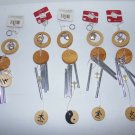 NEW Lot of 5 Jo-Ann Stores Asian Elements Themed Mini Wood & Metal Windchimes NEW Lot of 5 Jo-Ann Stores Asian Elements Themed Mini Wood & Metal Windchimes