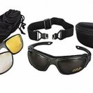 NEW Fox Outdoor Tactical Shooter's Eyewear Glasses Kit w Lenses and Case BLACK NEW Fox Outdoor Tactical Shooter's Eyewear Glasses Kit w Lenses and Case BLACK