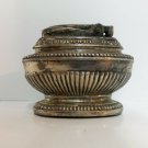 Vintage RONSON Queen Anne Heavy Silver Plate Desk Cigar Tobacco Deco Lighter