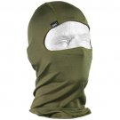 NEW Soft Polyester Tactical Ninja Balaclava Head Covering w Extended Neck OD NEW Soft Polyester Tactical Ninja Balaclava Head Covering w Extended Neck OD