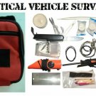 NEW 29pc Portable MOLLE Survival Carry Kit for Vehicle Car Truck MEDIC RED