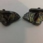 Vintage E. Seig Chong Signed Sterling Silver 925 Cuff Links 11g Unique Design