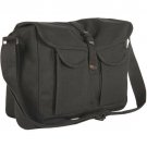 NEW Fox Tactical Black Canvas 3Pocket Ammo Utility Shoulder Messenger Bag 13"x9"