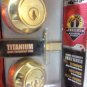 NEW Kwikset Ultramax Titanium Alloy Throwbolt Core Double Cylinder Deadbolt 985