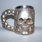 NEW - Beer Tea Coffee 3D Skull Mug Stainless Steel & Resin w 8 Skull Handle 5x7 NEW - Beer Tea Coffee 3D Skull Mug Stainless Steel & Resin w 8 Skull Handle 5x7