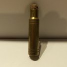 Vintage WW2 WWII Brass Lighter Fluid Fuel Container Case Carrier with Cork Top