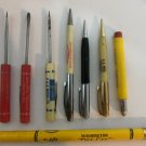 Vintage Lot Promotional ReadyRiter RediPoint Pencils & FlatHead Tech Screwdriver
