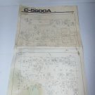Vintage Original Pioneer C-5600A Hi-Compact Stereo Paper Owner Schematic Diagram