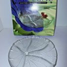 BRAND NEW Libbey a la carte Glass Divided Platter Morning Glory in Original Box