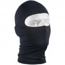 NEW Soft Polyester Tactical Ninja Balaclava Head Covering w Extended Neck BLACK NEW Soft Polyester Tactical Ninja Balaclava Head Covering w Extended Neck BLACK
