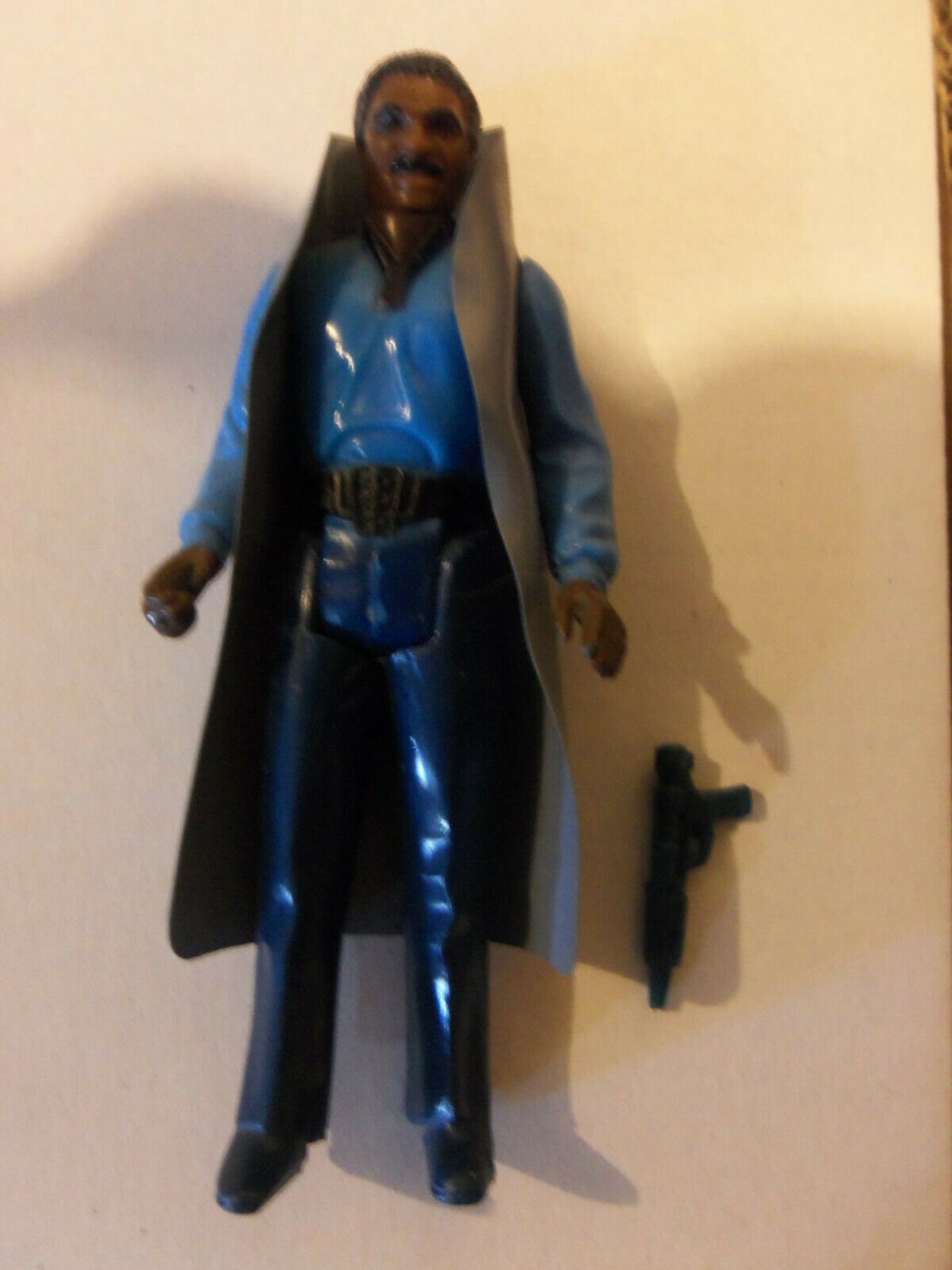 Vintage Kenner Star Wars Original Action Figure Lando Calrissian Org Cape & Gun