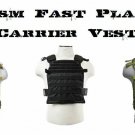 NEW Vism Fast Plate Carrier 10"x12" Adjustable MOLLE Tactical Vest COYOTE TAN NEW Vism Fast Plate Carrier 10"x12" Adjustable MOLLE Tactical Vest COYOTE TAN