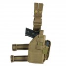 NEW Tactical Leg Thigh Drop Down Holster Med to Large Handguns Pistol COYOTE TAN NEW Tactical Leg Thigh Drop Down Holster Med to Large Handguns Pistol COYOTE TAN