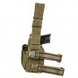 NEW Tactical Leg Thigh Drop Down Holster Med to Large Handguns Pistol COYOTE TAN