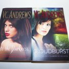 VC Andrews Book Lot of 2 Cloudburst Into the Darkness SOFT COVER PB